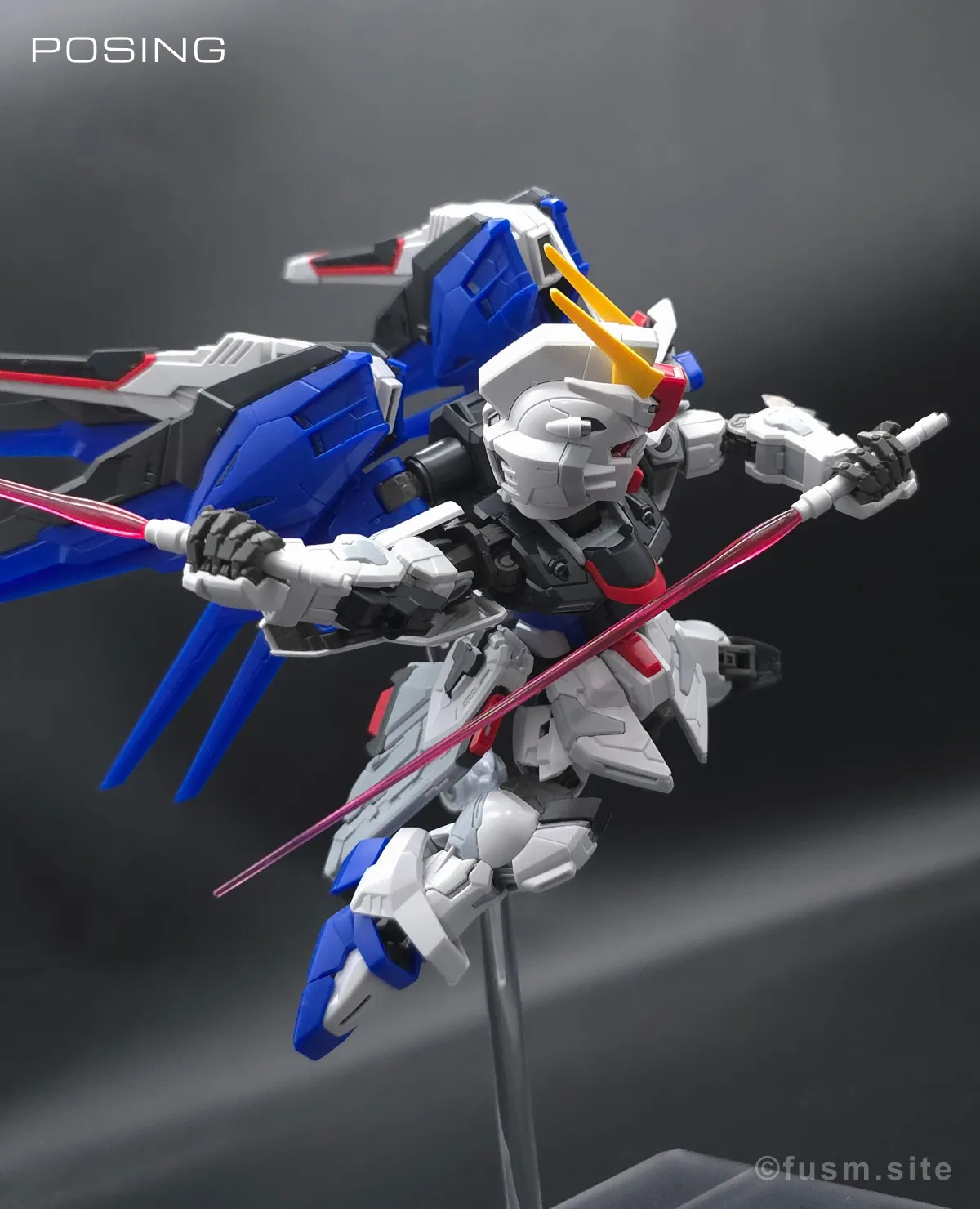 MGSD フリーダムガンダム レビュー ポージング 23