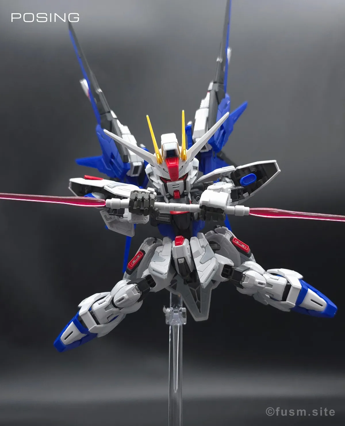 MGSD フリーダムガンダム レビュー ポージング 24