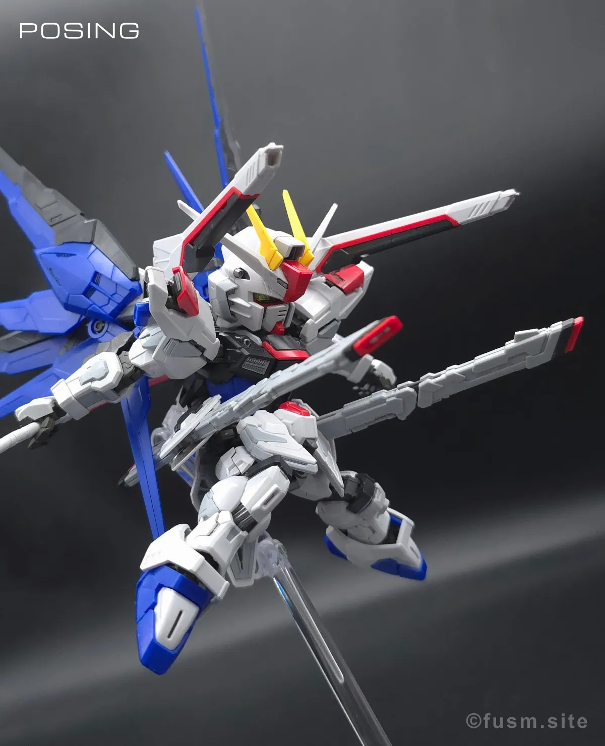 MGSD フリーダムガンダム レビュー ポージング 26