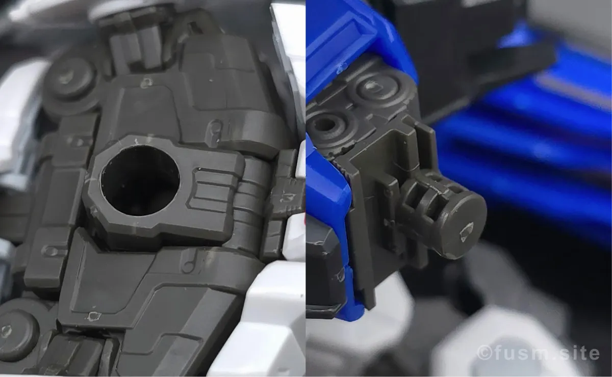 MGSD フリーダムガンダム レビュー 耐久力が弱い箇所 02