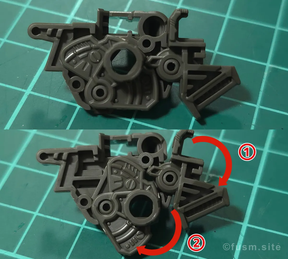 MGSD フリーダムガンダム レビュー パーツ・構造・組み立て 02