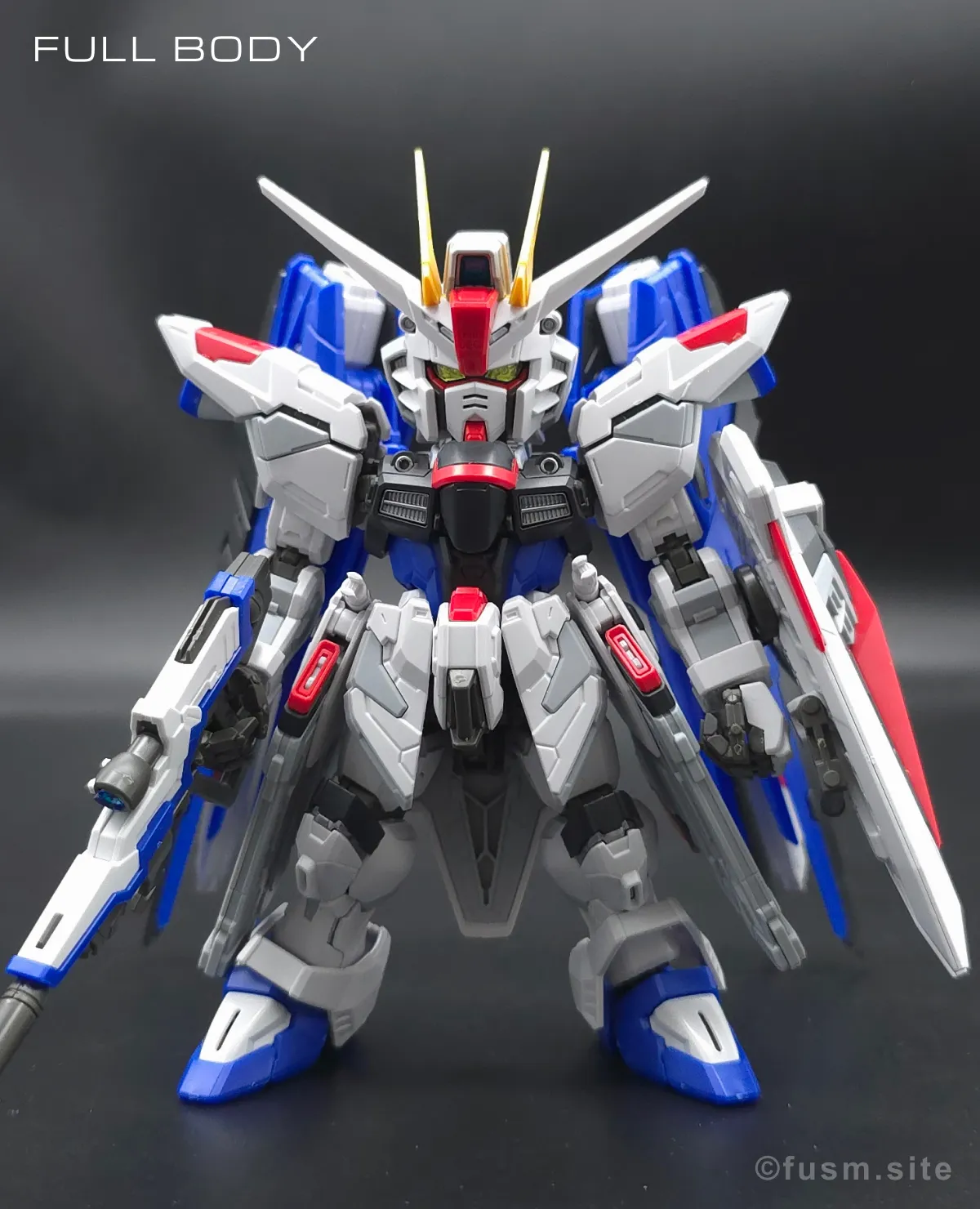 MGSD フリーダムガンダム レビュー 多角的に見た全体の外観・素組み 01