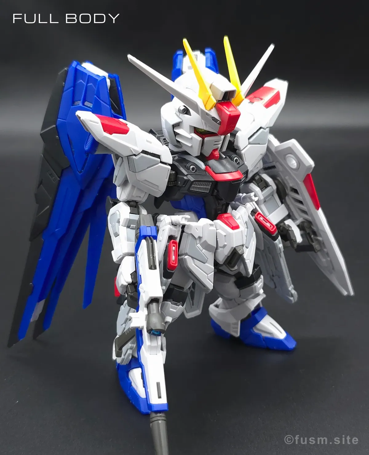 MGSD フリーダムガンダム レビュー 多角的に見た全体の外観・素組み 05