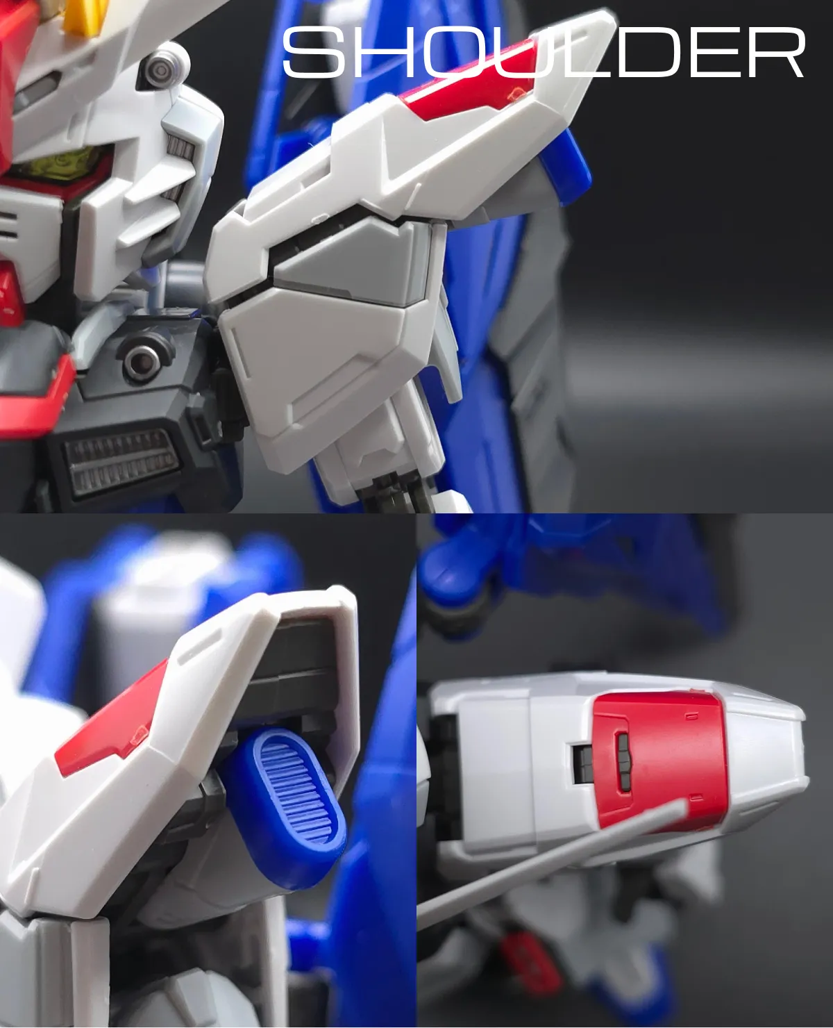 MGSD フリーダムガンダム レビュー 肩ディテール 01