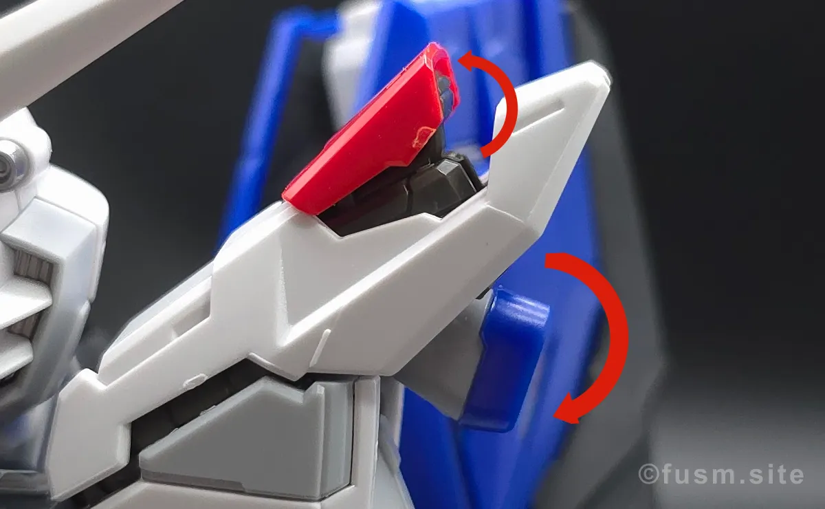 MGSD フリーダムガンダム レビュー 肩ディテール ギミック 02