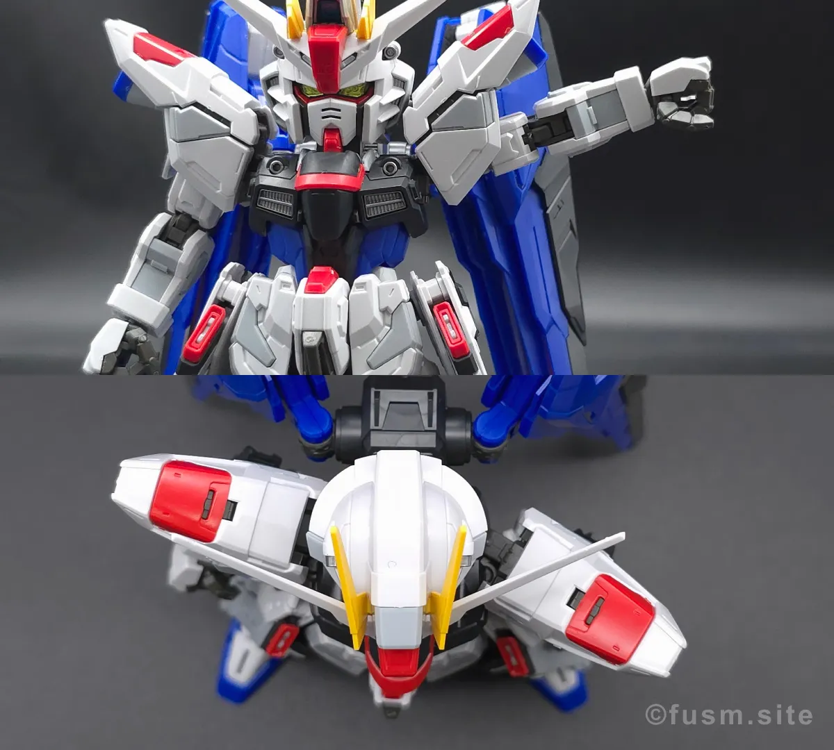 MGSD フリーダムガンダム レビュー 肩ディテール 可動域 01