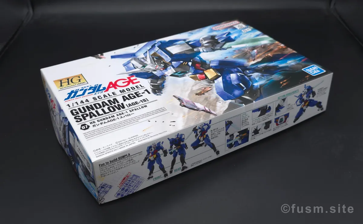 HG ガンダムAGE-1 スパロー レビュー パッケージ 02