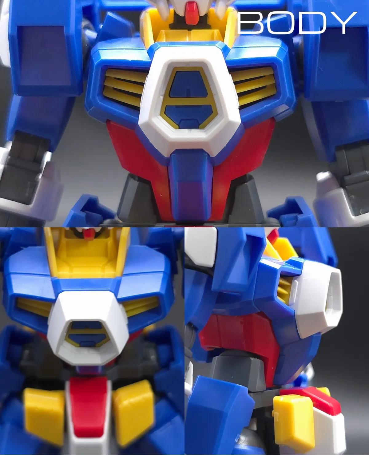 HG ガンダムAGE-1 スパロー レビュー 胴体ディテール 01