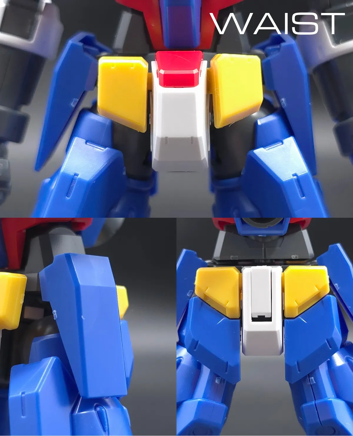 HG ガンダムAGE-1 スパロー レビュー 胴体ディテール 02