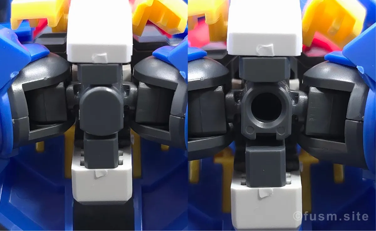 HG ガンダムAGE-1 スパロー レビュー 胴体ディテール 03