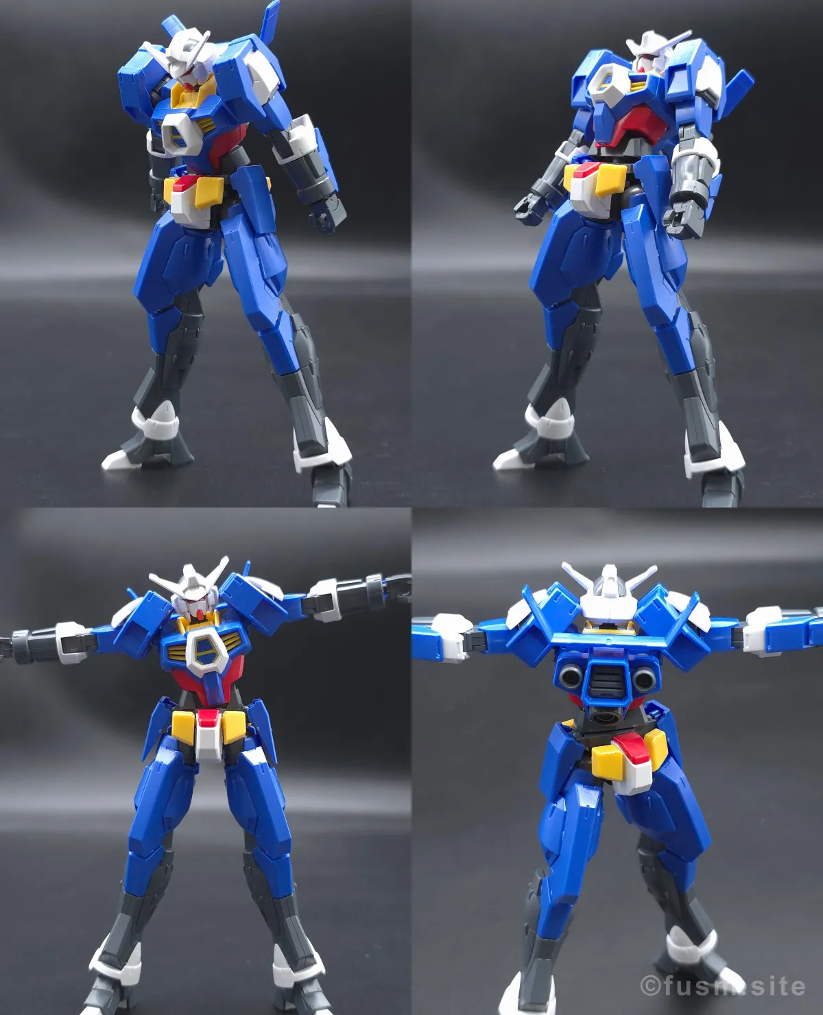 HG ガンダムAGE-1 スパロー レビュー 胴体ディテール 可動域 01