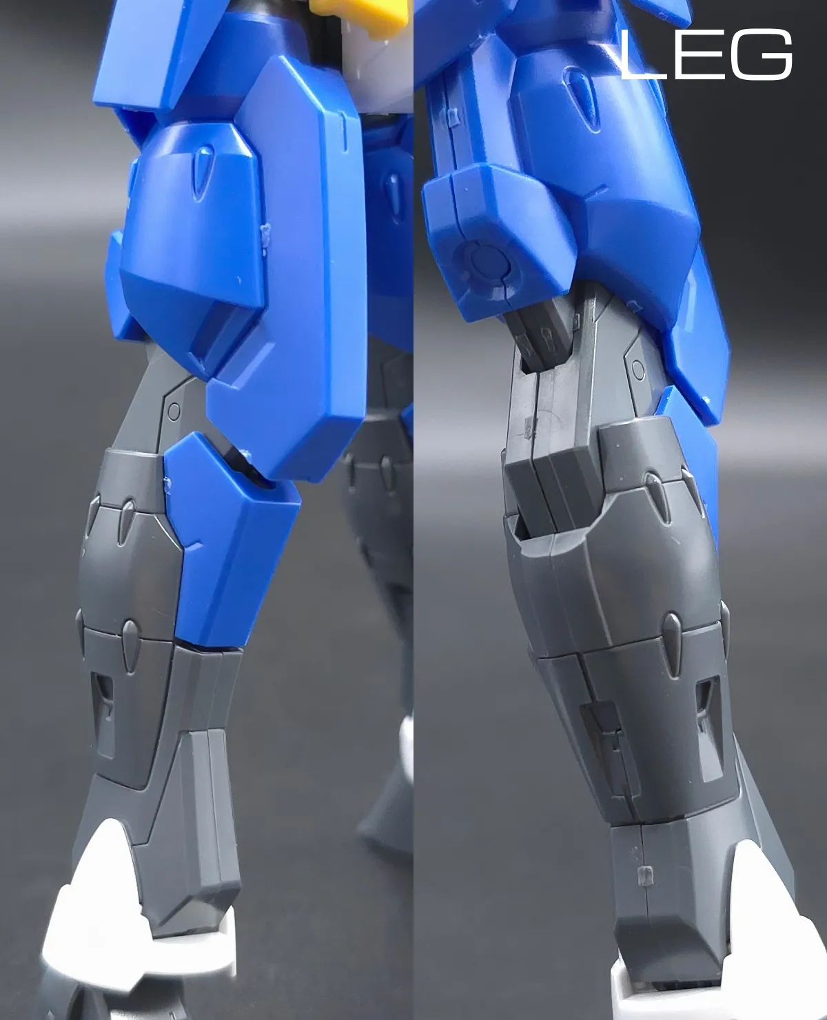 HG ガンダムAGE-1 スパロー レビュー 脚部ディテール 01