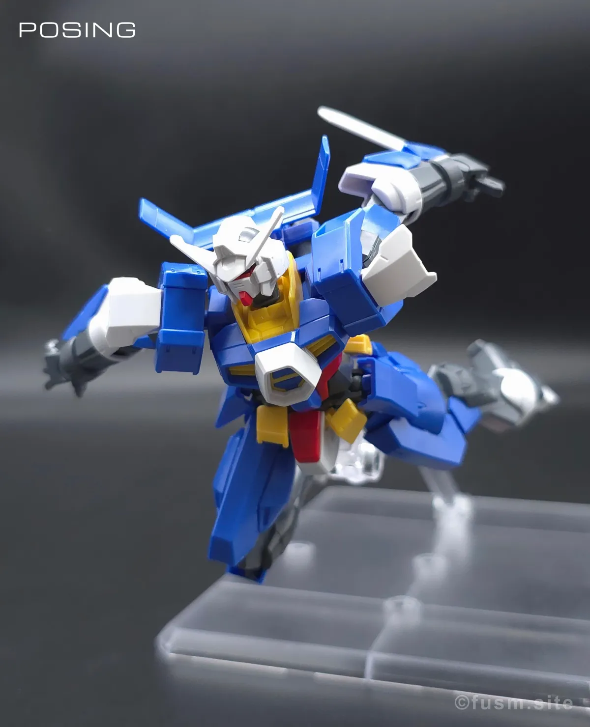 HG ガンダムAGE-1 スパロー レビュー ポージング 02