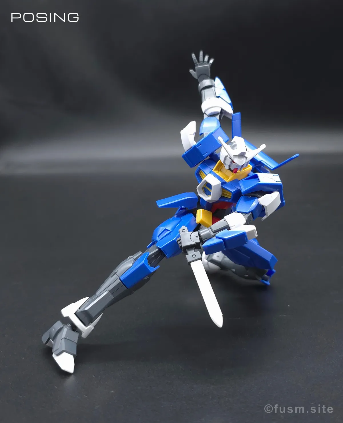 HG ガンダムAGE-1 スパロー レビュー ポージング 07