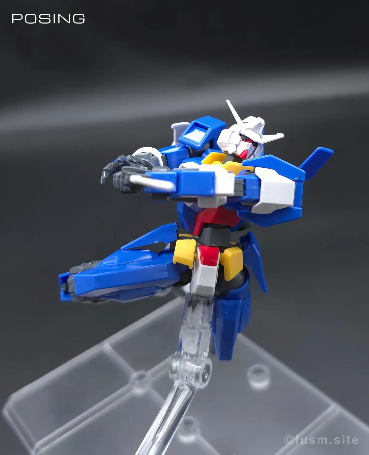 HG ガンダムAGE-1 スパロー レビュー ポージング 08