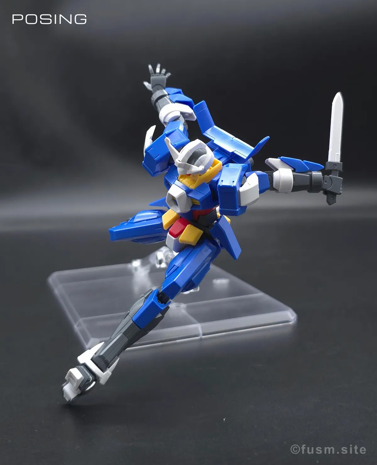 HG ガンダムAGE-1 スパロー レビュー ポージング 09