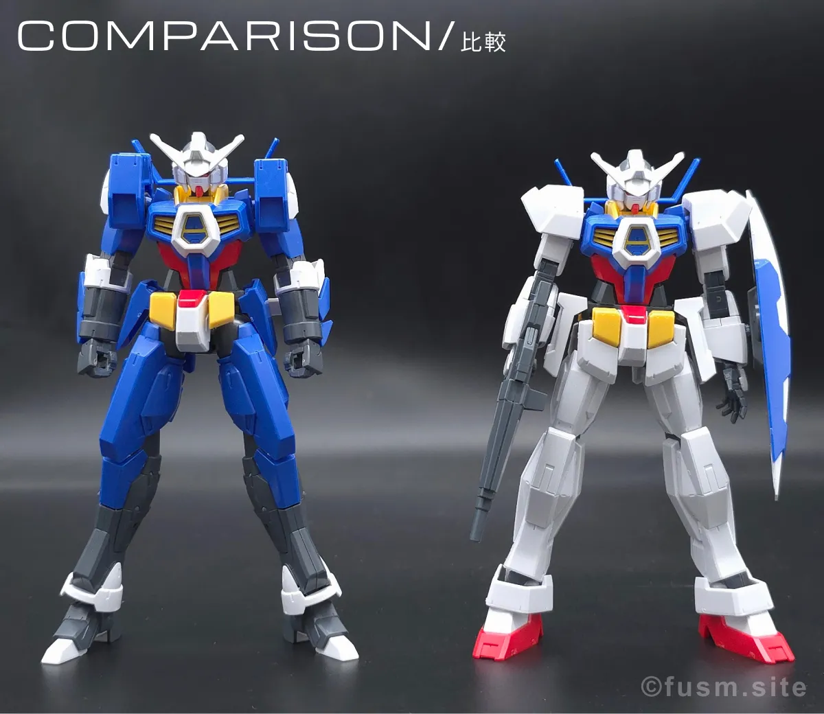 HG ガンダムAGE-1 スパロー レビュー 比較 01