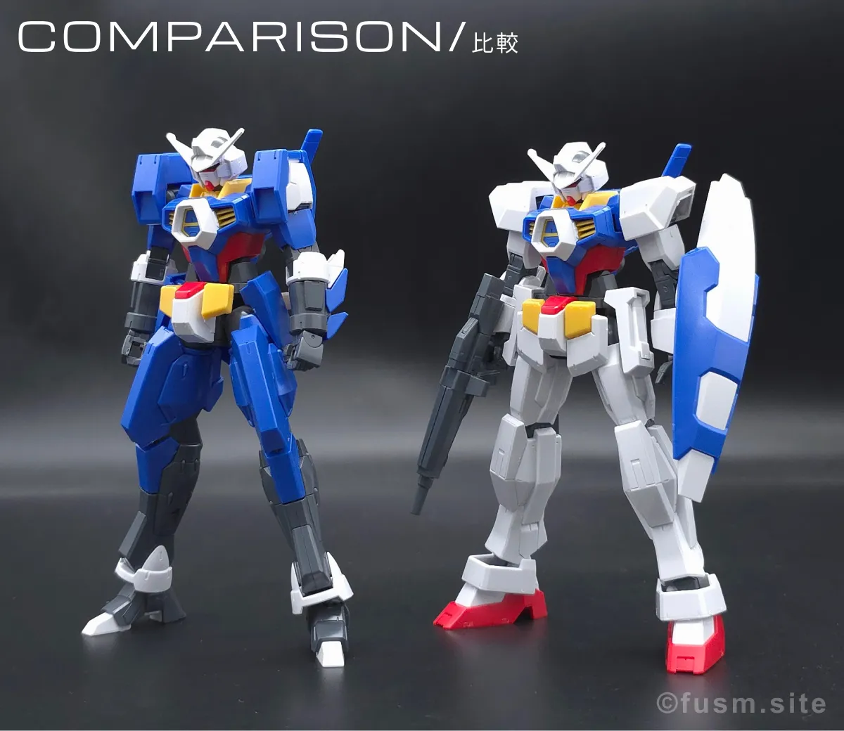 HG ガンダムAGE-1 スパロー レビュー 比較 02