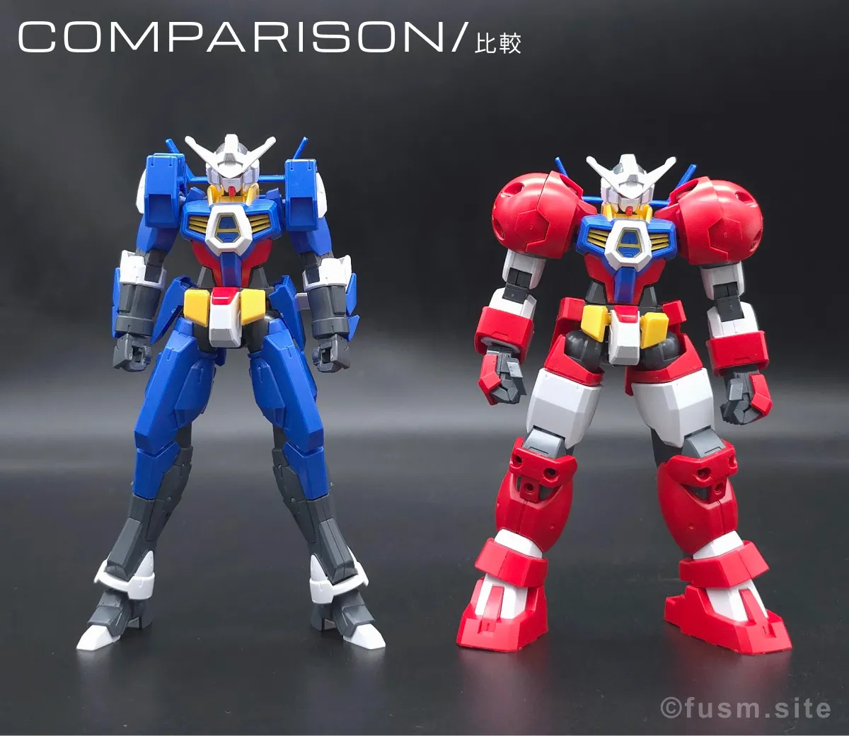 HG ガンダムAGE-1 スパロー レビュー 比較 04