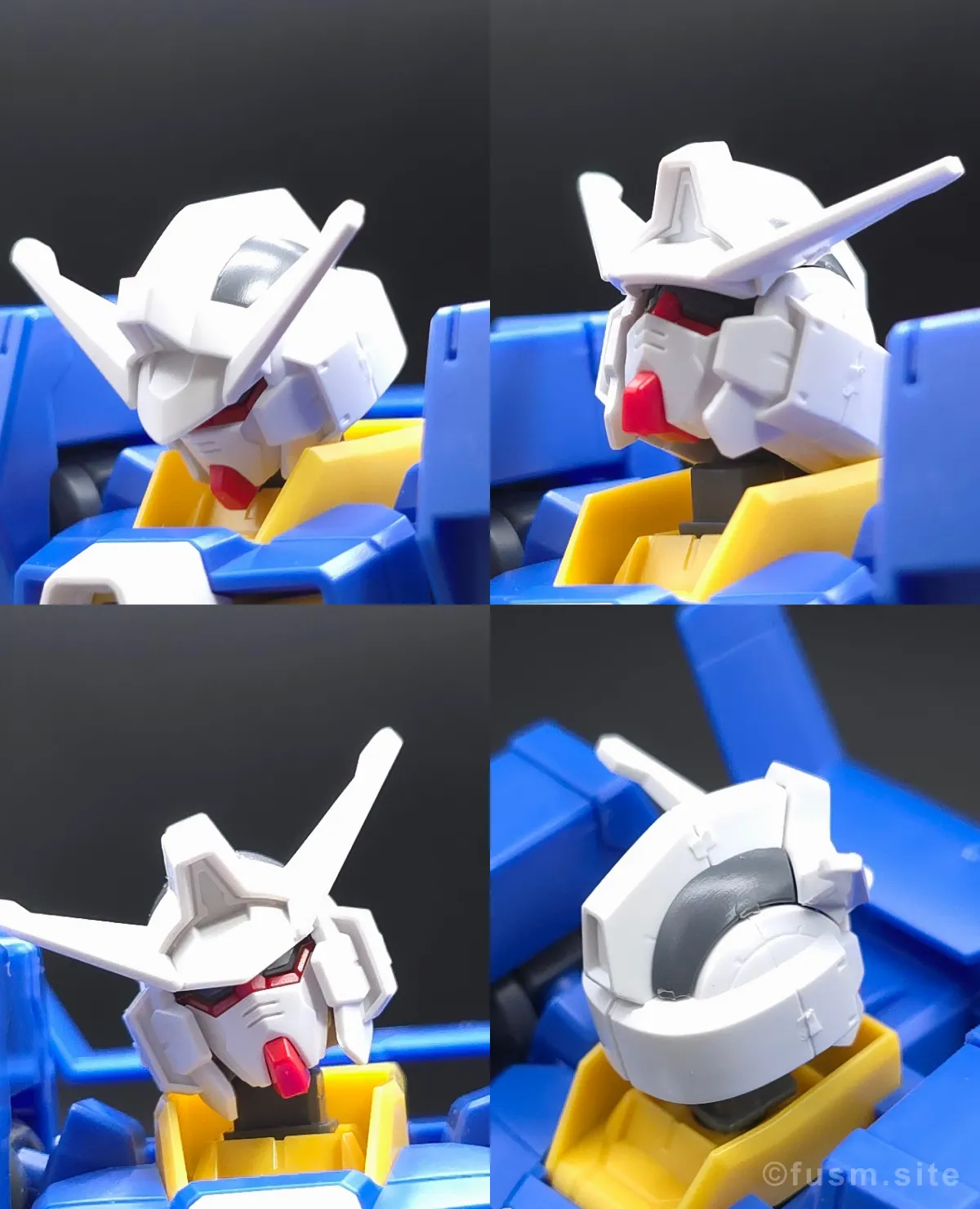 HG ガンダムAGE-1 スパロー レビュー 頭部ディテール 可動域 01