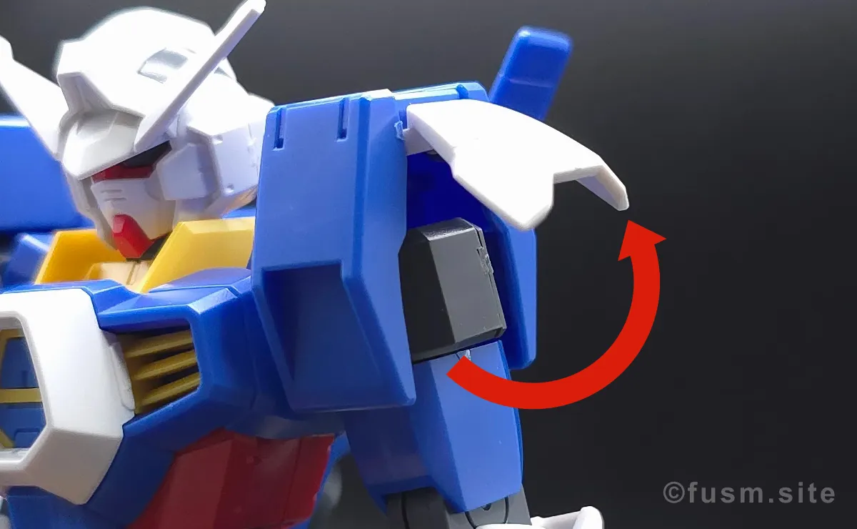 HG ガンダムAGE-1 スパロー レビュー 肩ディテール ギミック 01