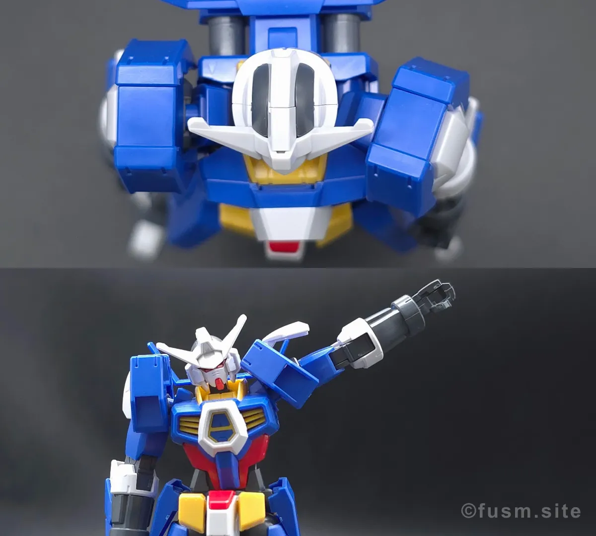HG ガンダムAGE-1 スパロー レビュー 肩ディテール 可動域 01