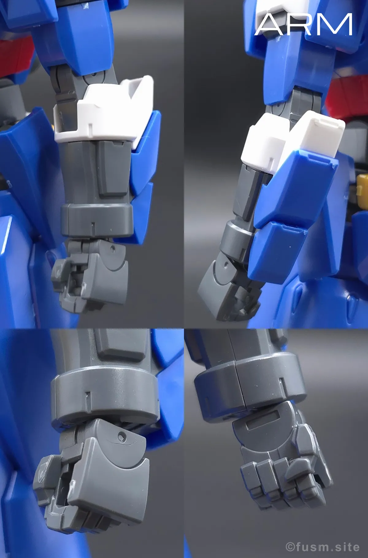 HG ガンダムAGE-1 スパロー レビュー 腕部ディテール 01