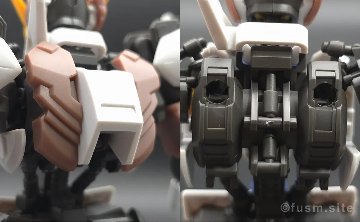 HG ガンダムバルバトスアダプト レビュー 胴体ディテール 02