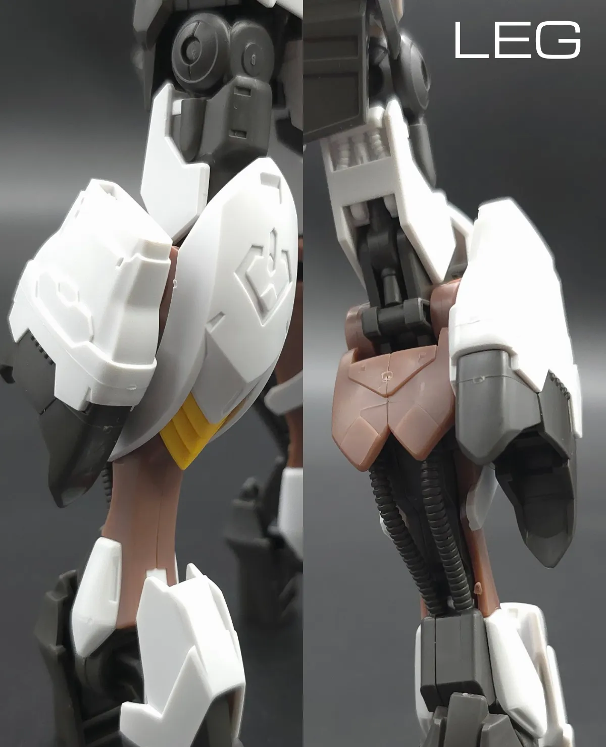 HG ガンダムバルバトスアダプト レビュー 脚部ディテール 01