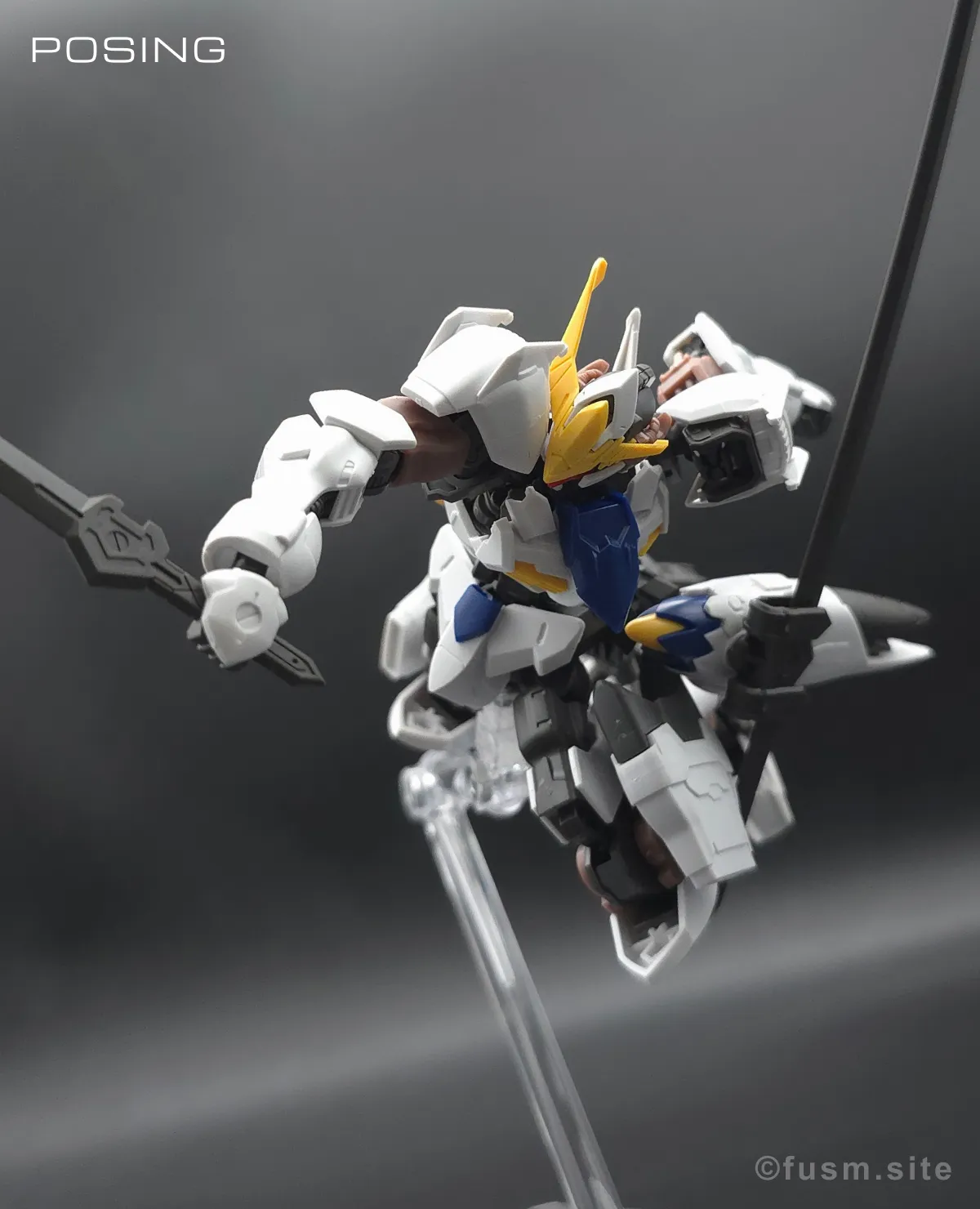 HG ガンダムバルバトスアダプト レビュー ポージング 04