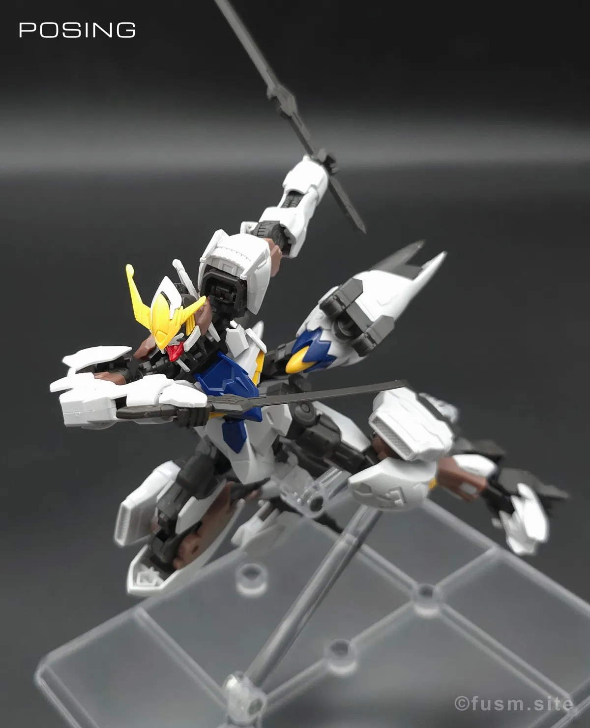 HG ガンダムバルバトスアダプト レビュー ポージング 08