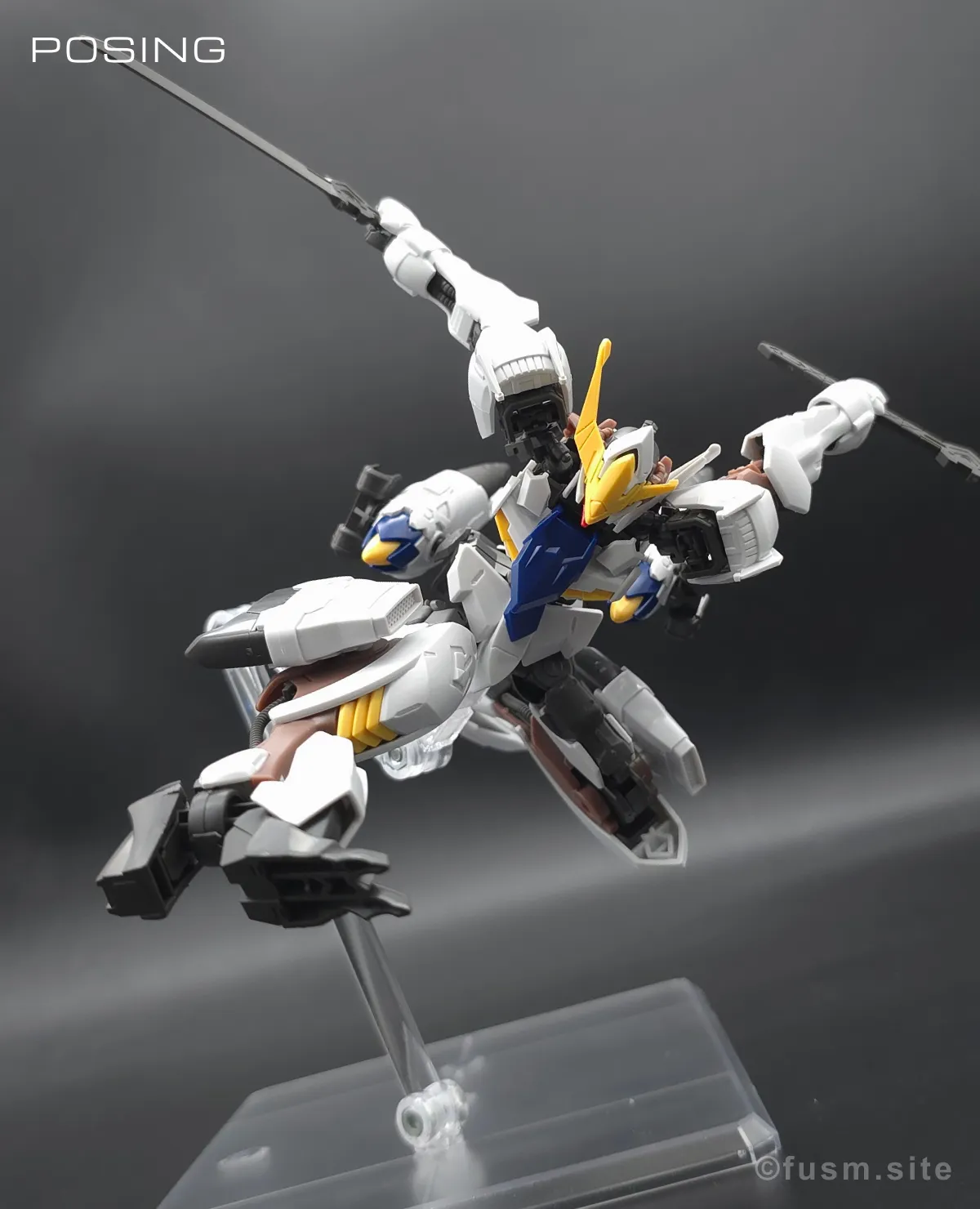 HG ガンダムバルバトスアダプト レビュー ポージング 10