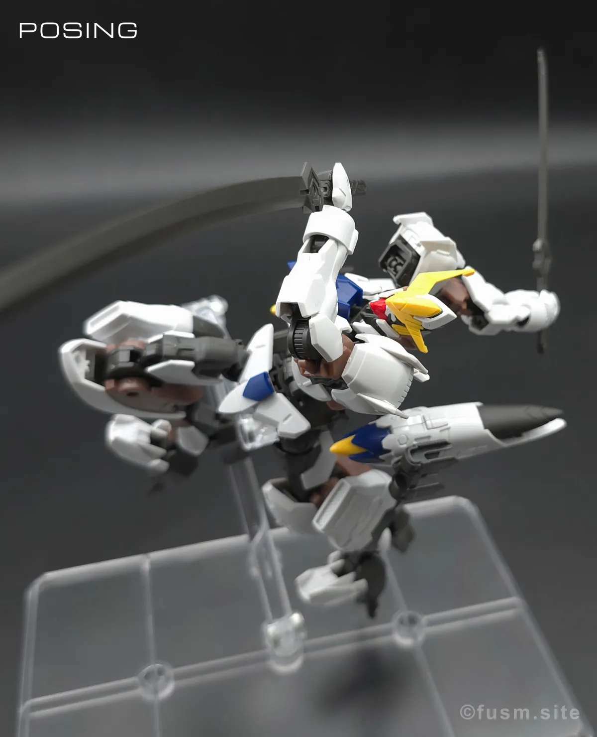 HG ガンダムバルバトスアダプト レビュー ポージング 12