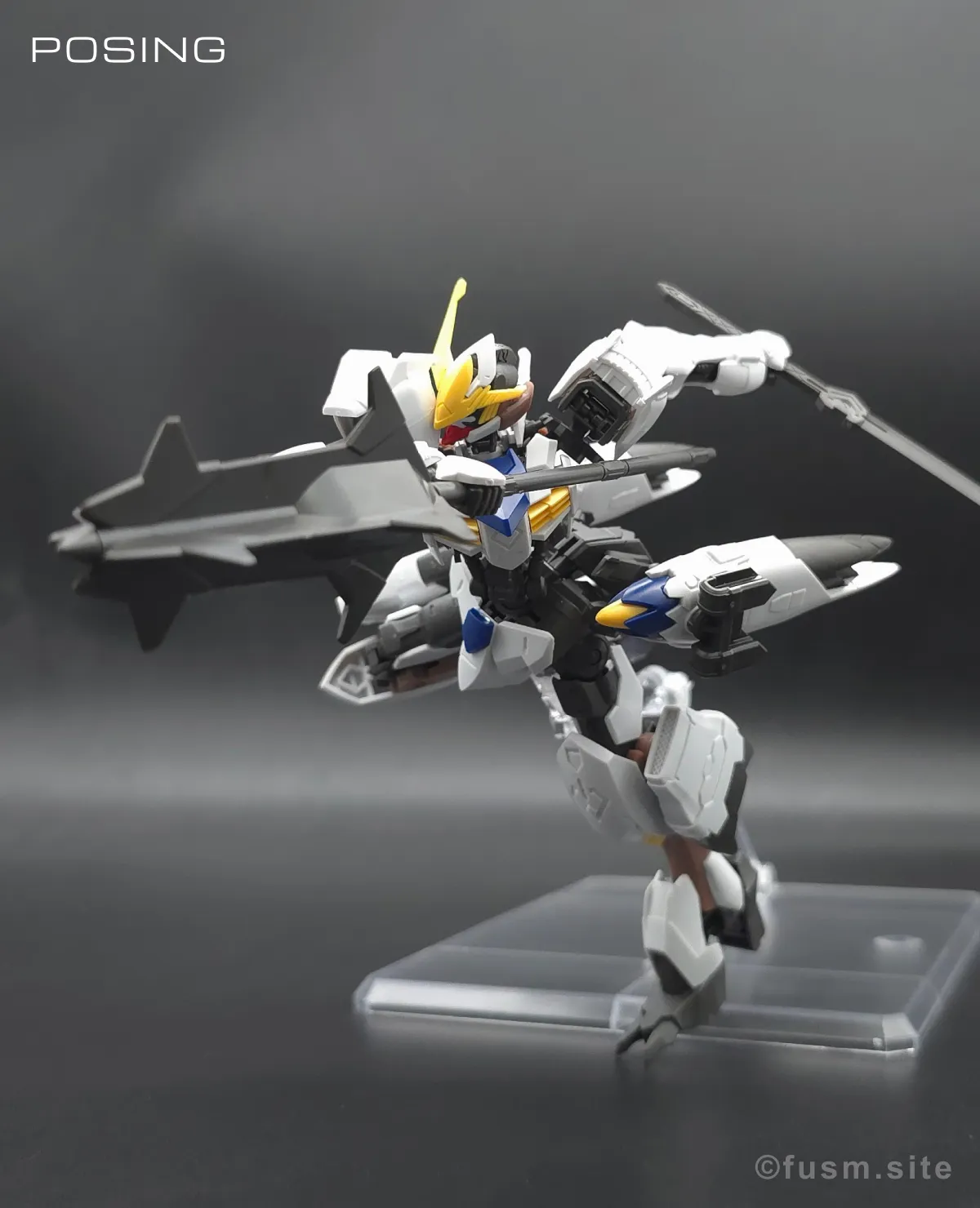 HG ガンダムバルバトスアダプト レビュー ポージング 15