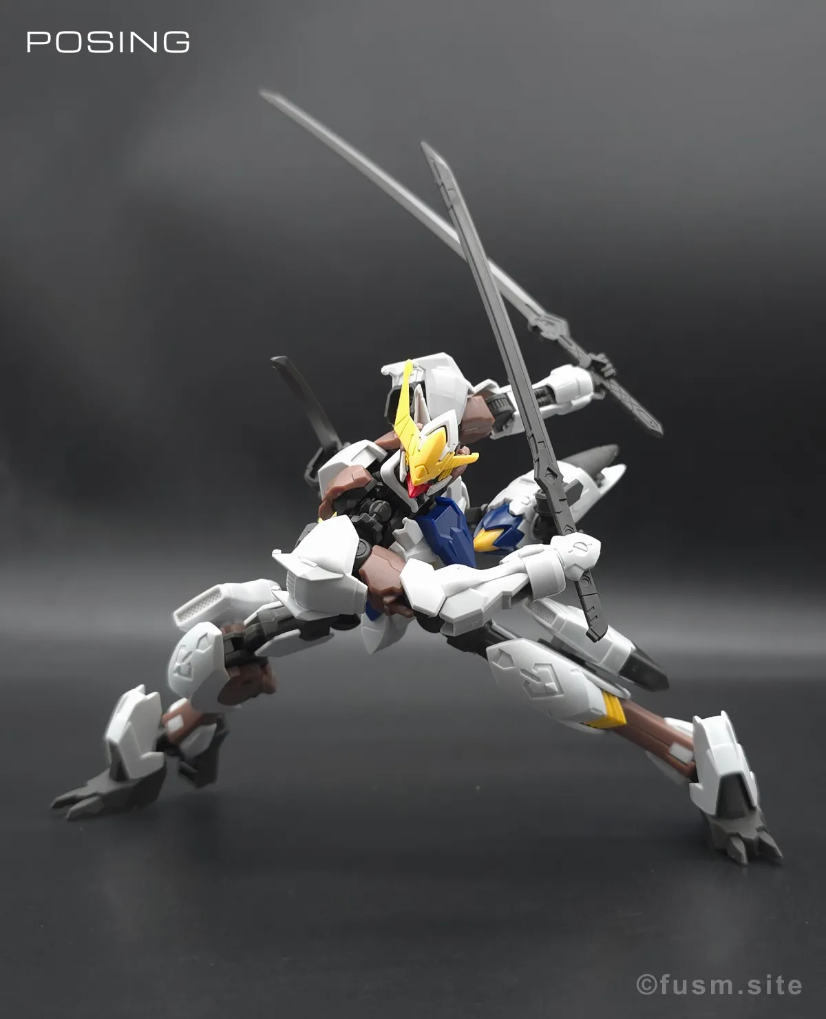 HG ガンダムバルバトスアダプト レビュー ポージング 16