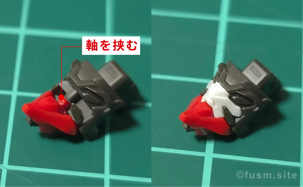 HG ガンダムバルバトスアダプト レビュー パーツ・構造・組み立て 02