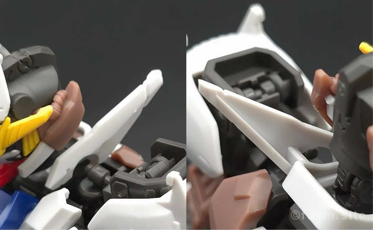 HG ガンダムバルバトスアダプト レビュー 頭部ディテール 03