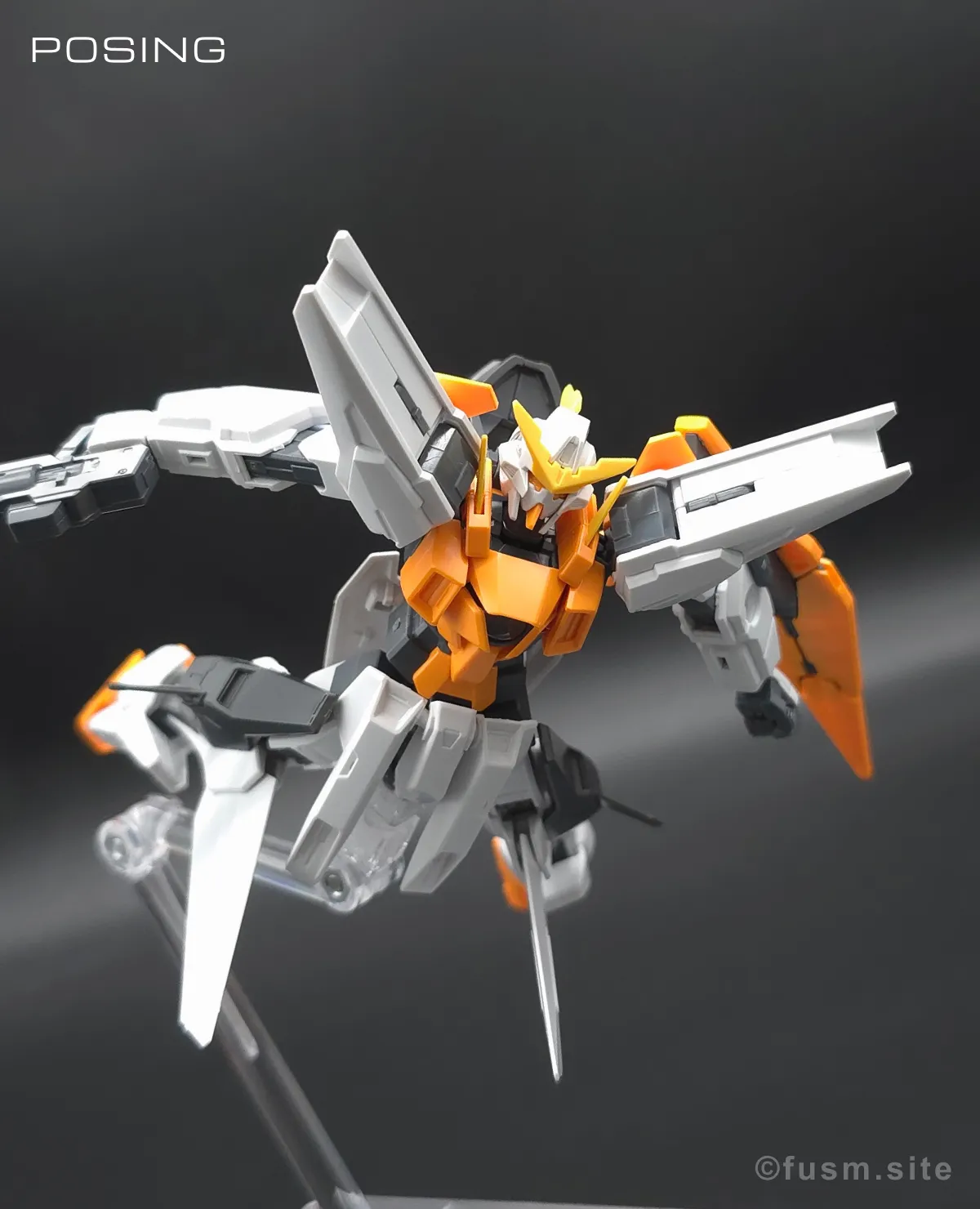 HG ガンダムキュリオス レビュー ポージング 01