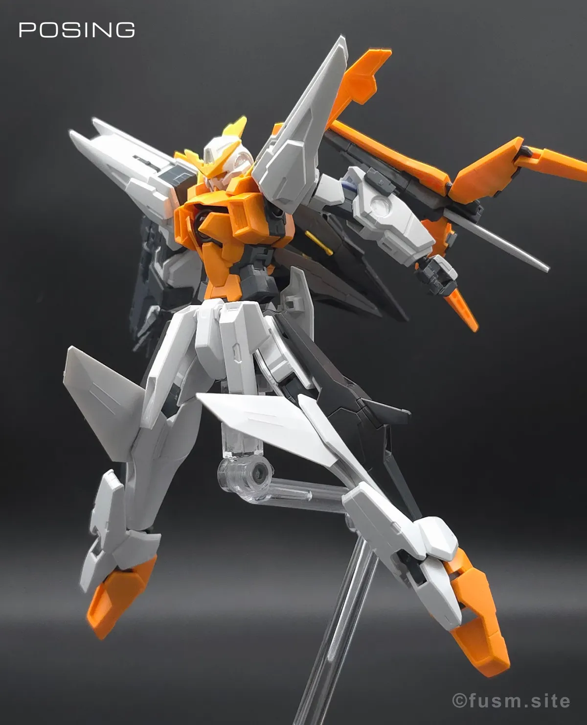 HG ガンダムキュリオス レビュー ポージング 16