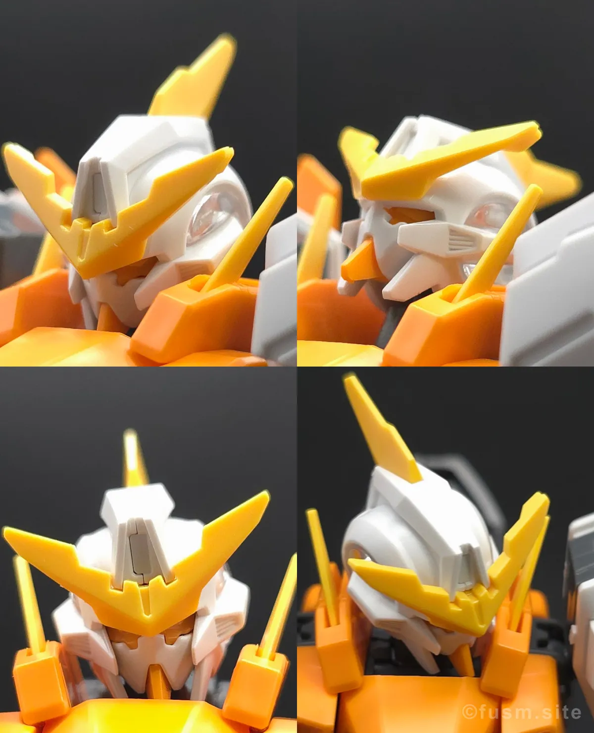 HG ガンダムキュリオス レビュー 頭部ディテール 可動域 01