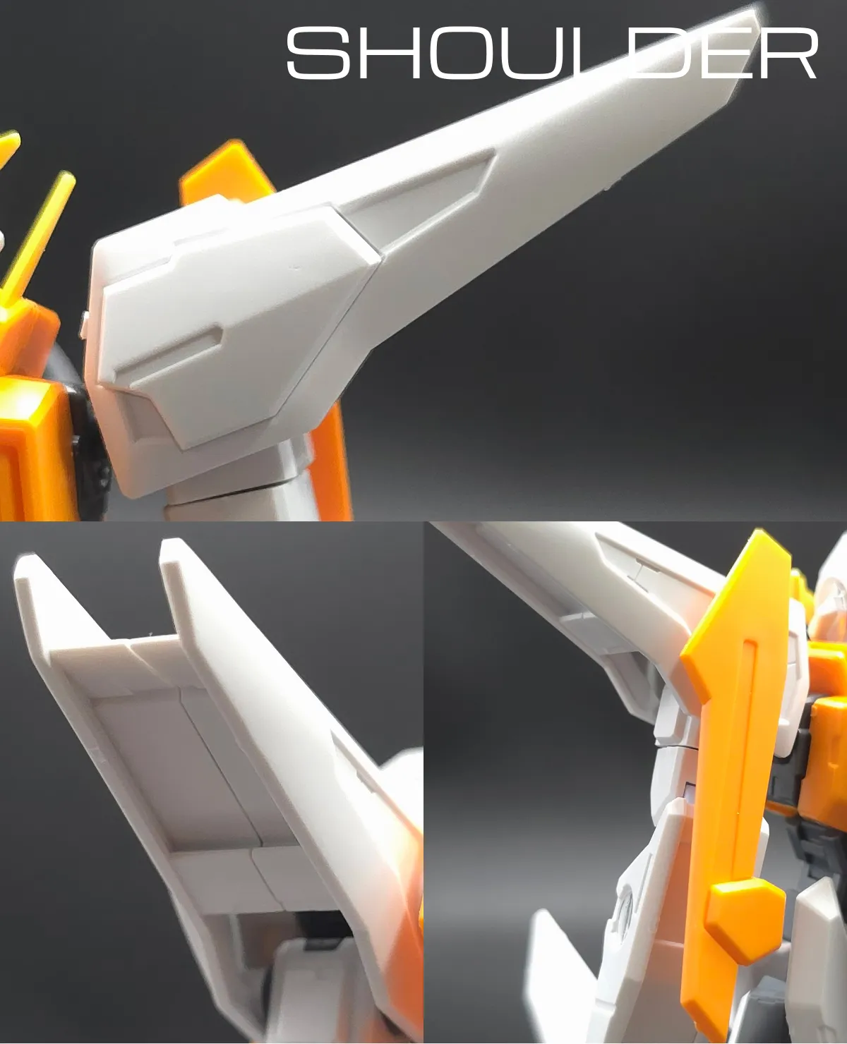 HG ガンダムキュリオス レビュー 肩ディテール 01