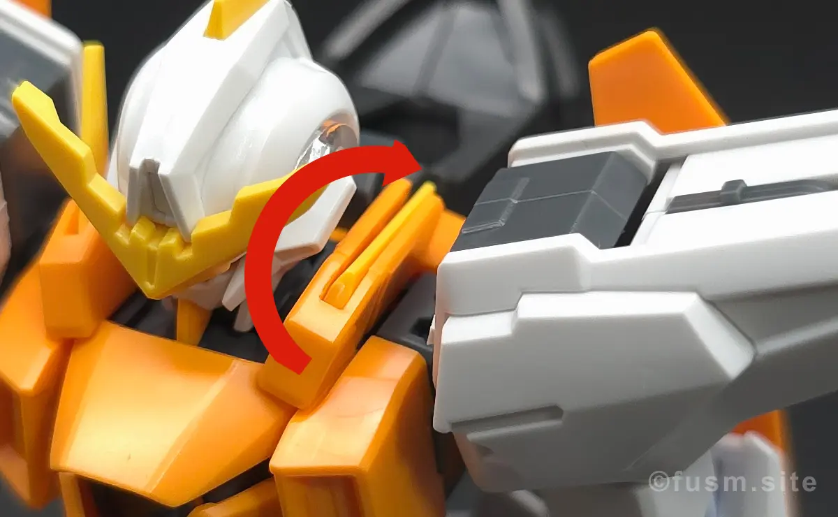 HG ガンダムキュリオス レビュー 肩ディテール 可動域 00