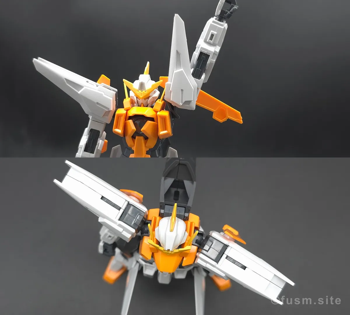 HG ガンダムキュリオス レビュー 肩ディテール 可動域 01