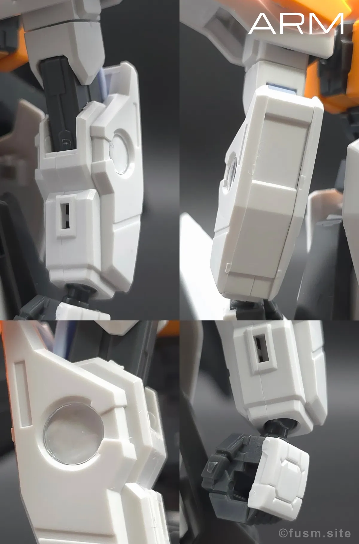 HG ガンダムキュリオス レビュー 腕部ディテール 01
