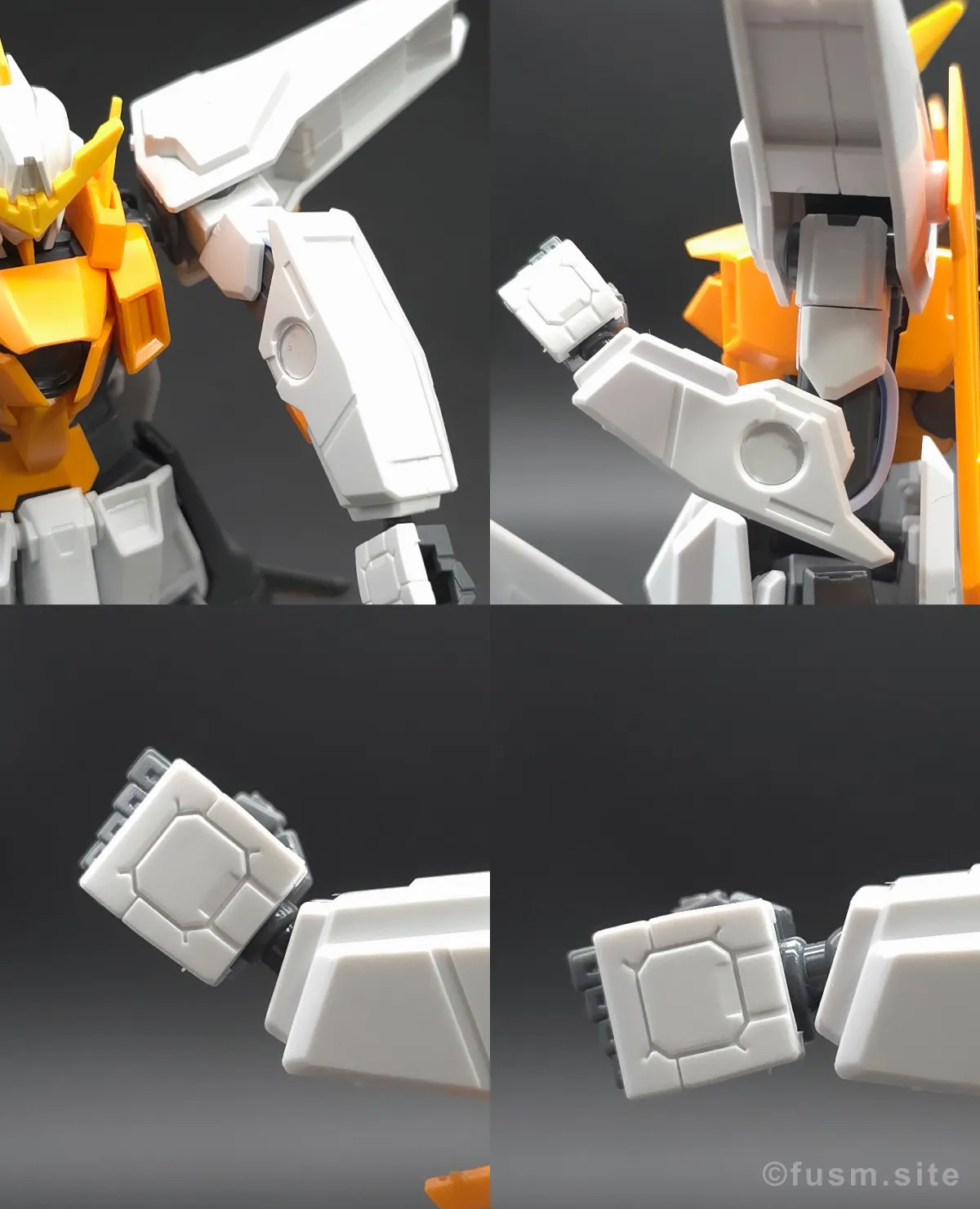 HG ガンダムキュリオス レビュー 腕部ディテール 可動域 01
