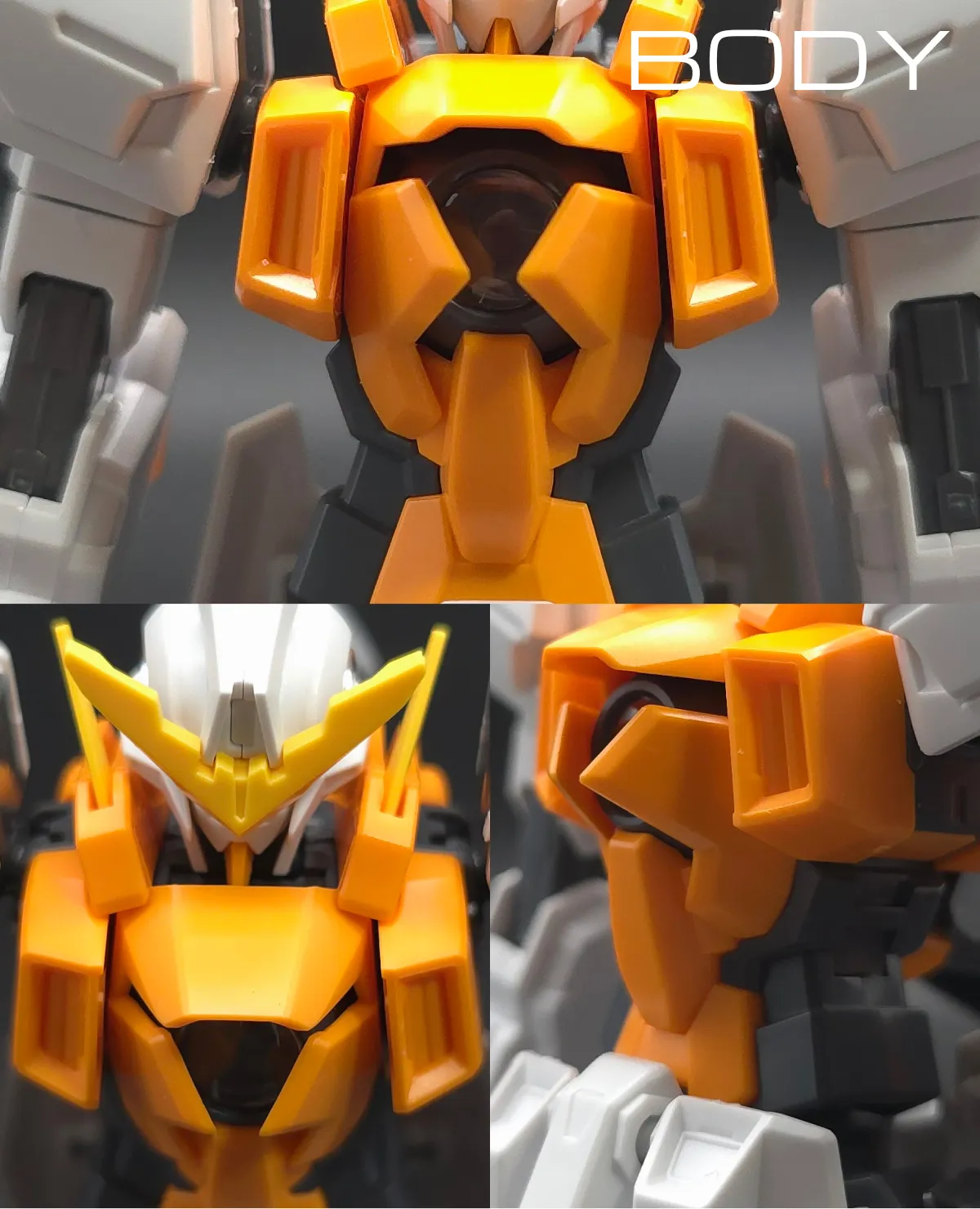 HG ガンダムキュリオス レビュー 胴体ディテール 01