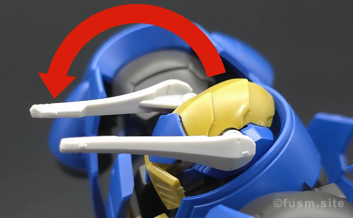 HG ヘルムヴィーゲ・リンカー レビュー 頭部ディテール ギミック 01
