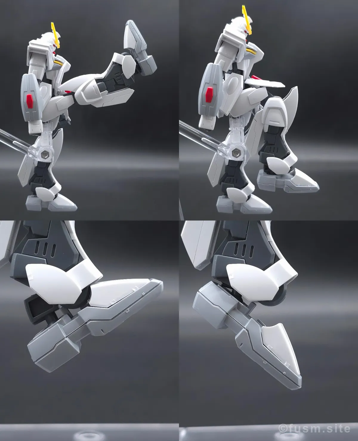 HG スターゲイザーガンダム レビュー 脚部ディテール 可動域 01