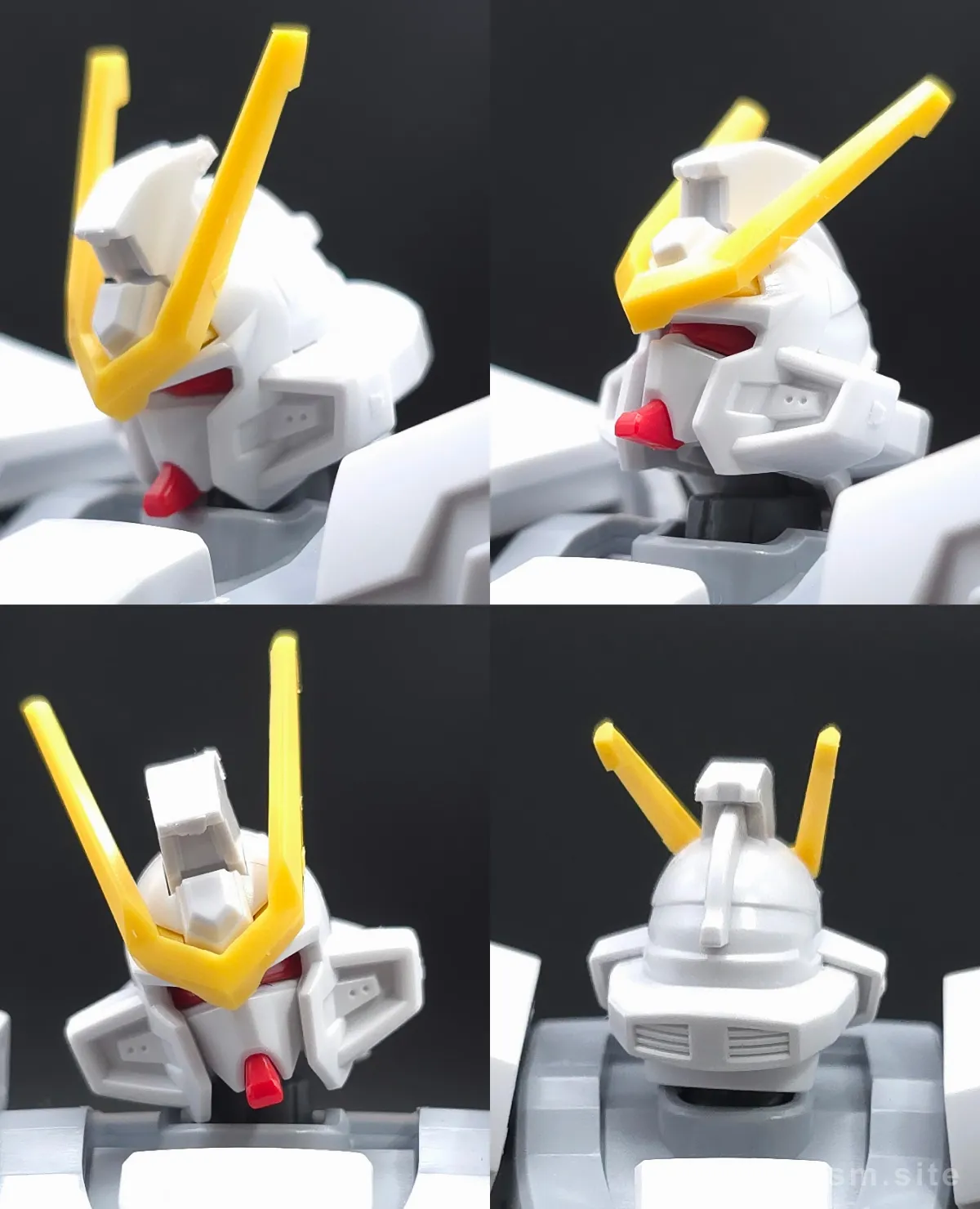 HG スターゲイザーガンダム レビュー 頭部ディテール 可動域 01