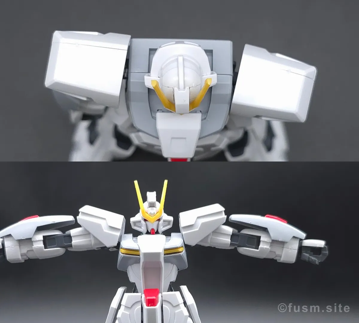 HG スターゲイザーガンダム レビュー 肩ディテール 可動域 01